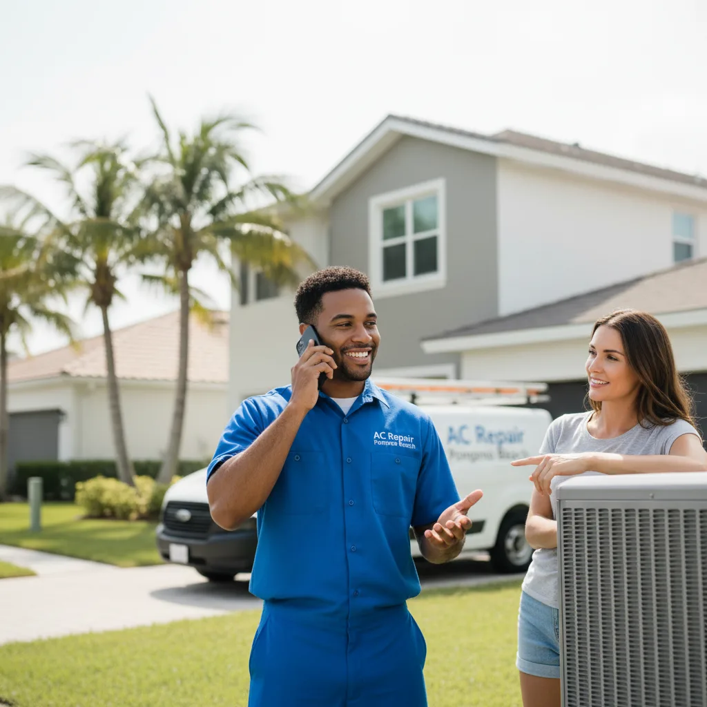 AC Repair Pompano Beach customer support in Amityville